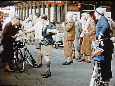 Cyclists in plus fours